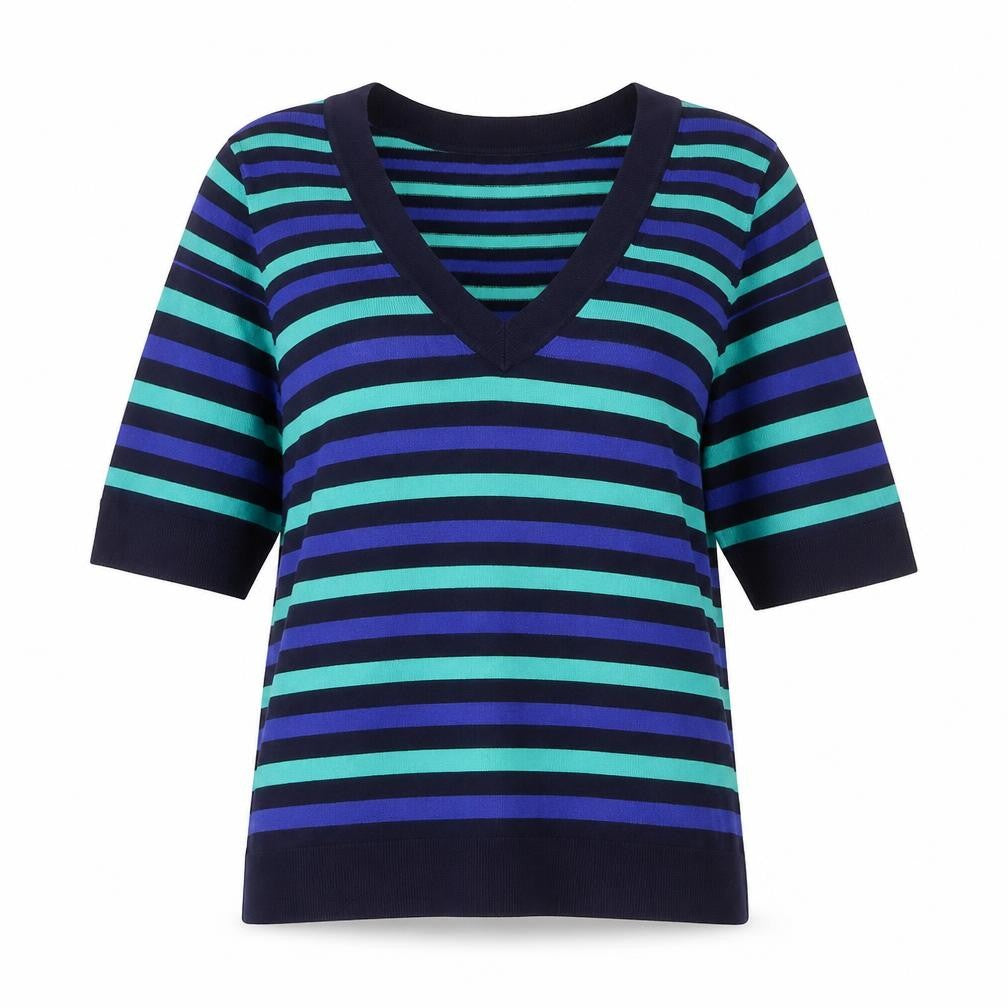 Womens UK Size S Planet Multicoloured Pullover Jumper