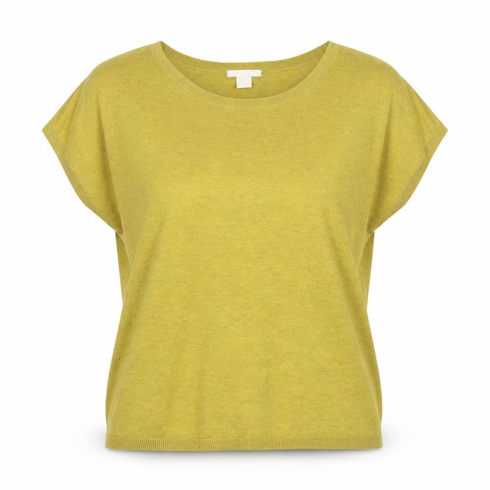 Womens UK Size L H&M Yellow Pullover Jumper