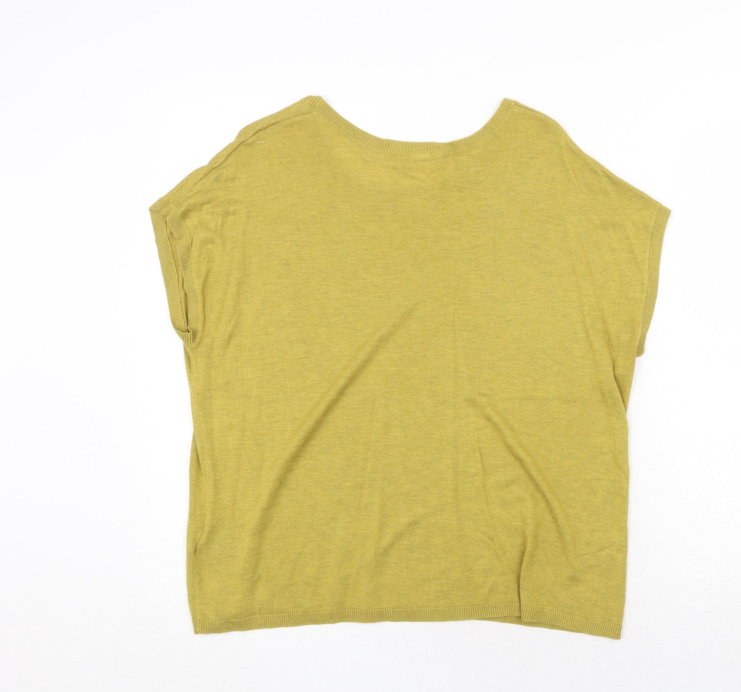 Womens UK Size L H&M Yellow Pullover Jumper