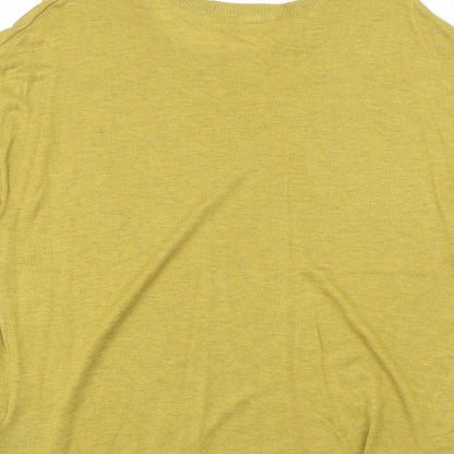 Womens UK Size L H&M Yellow Pullover Jumper