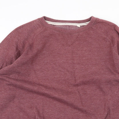 Mens UK Size XS Fluid Red Pullover Sweatshirt