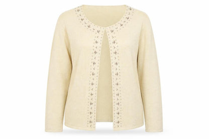 Womens UK Size M OPUS Gold Cardigan Jumper
