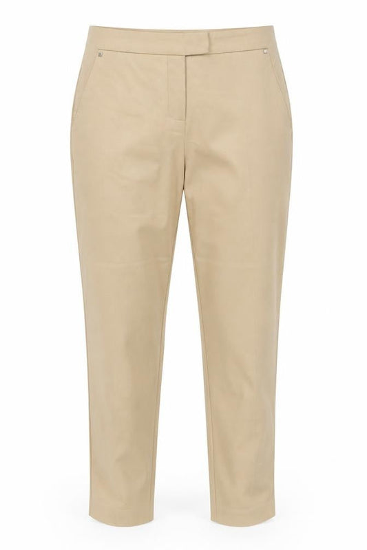 Womens UK Size 8 River Island Regular Fit Chino Beige Trousers