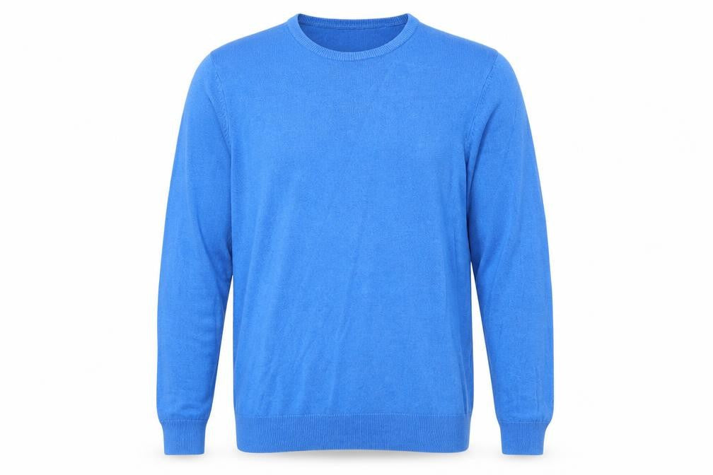 Mens UK Size M Marks and Spencer Blue Pullover Jumper