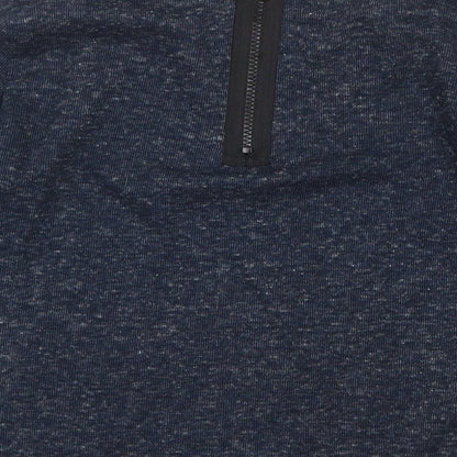 Womens UK Size 6 Topshop Blue Basic T-Shirt