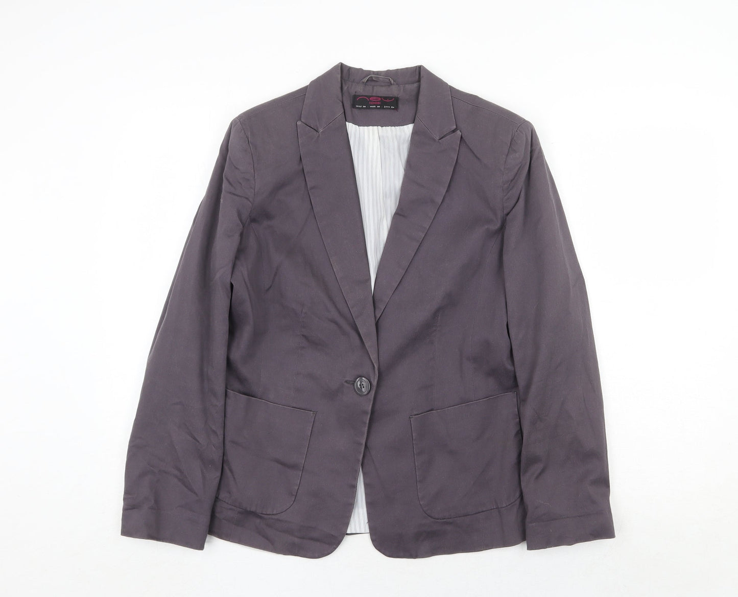 Womens UK Size 12 New Look Grey Jacket