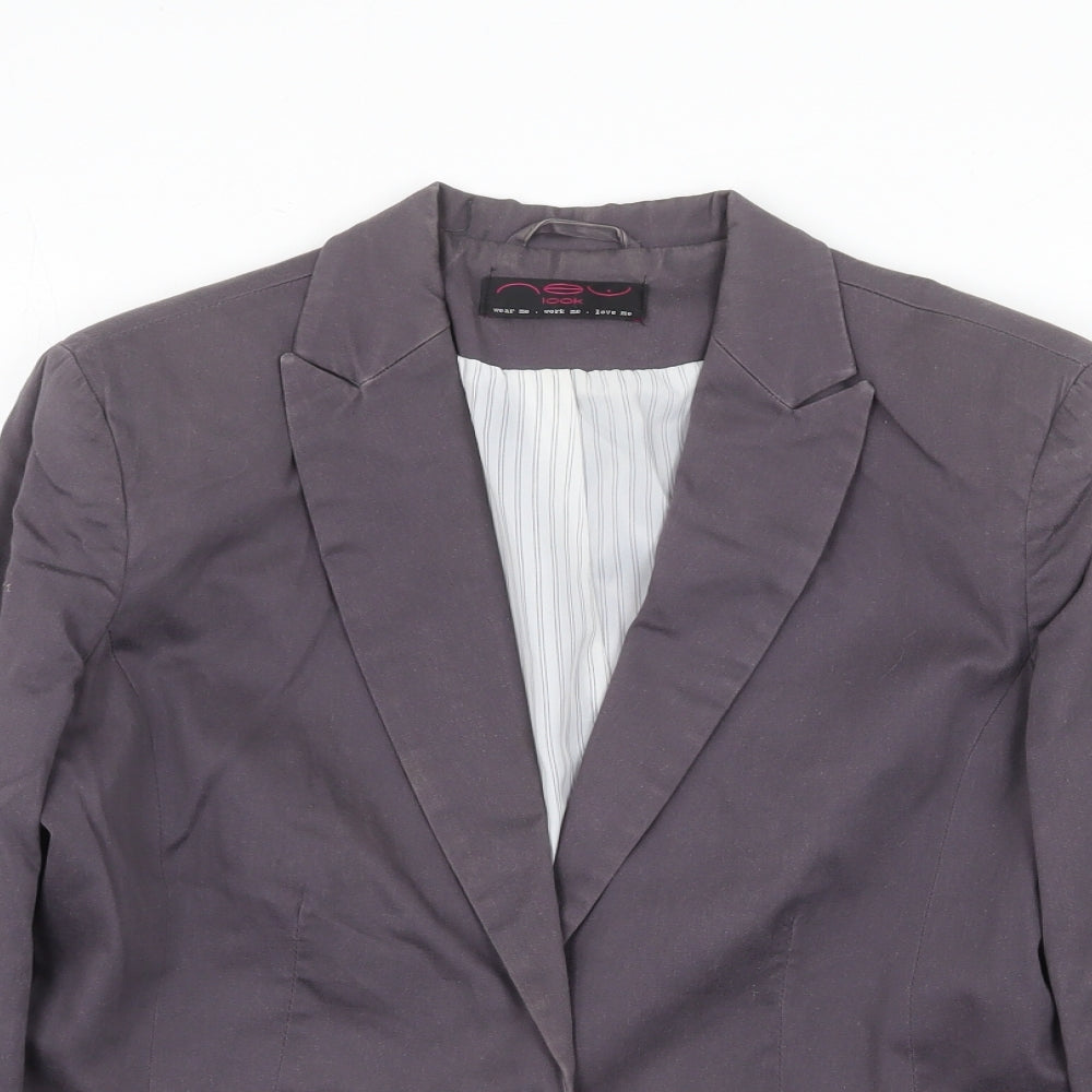 Womens UK Size 12 New Look Grey Jacket