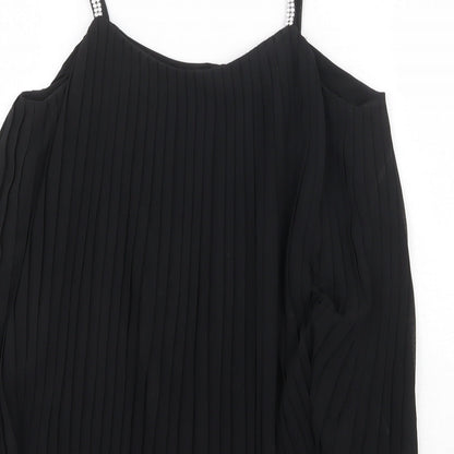 Womens UK Size 6 Quiz Black Basic Tank