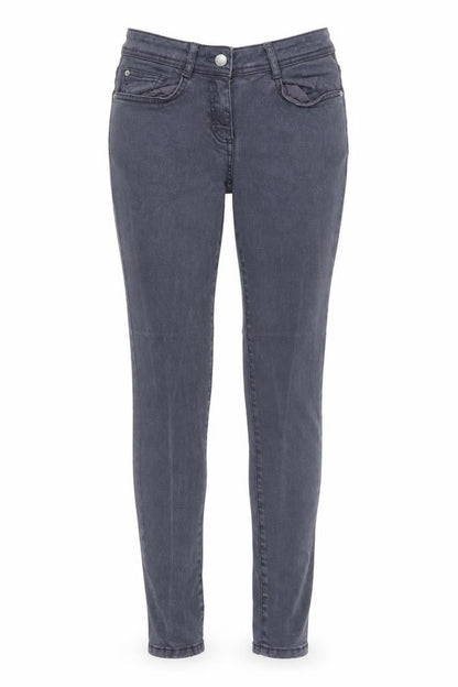 NEXT Womens Blue Cotton Skinny Jeans Size 8 Regular Zip