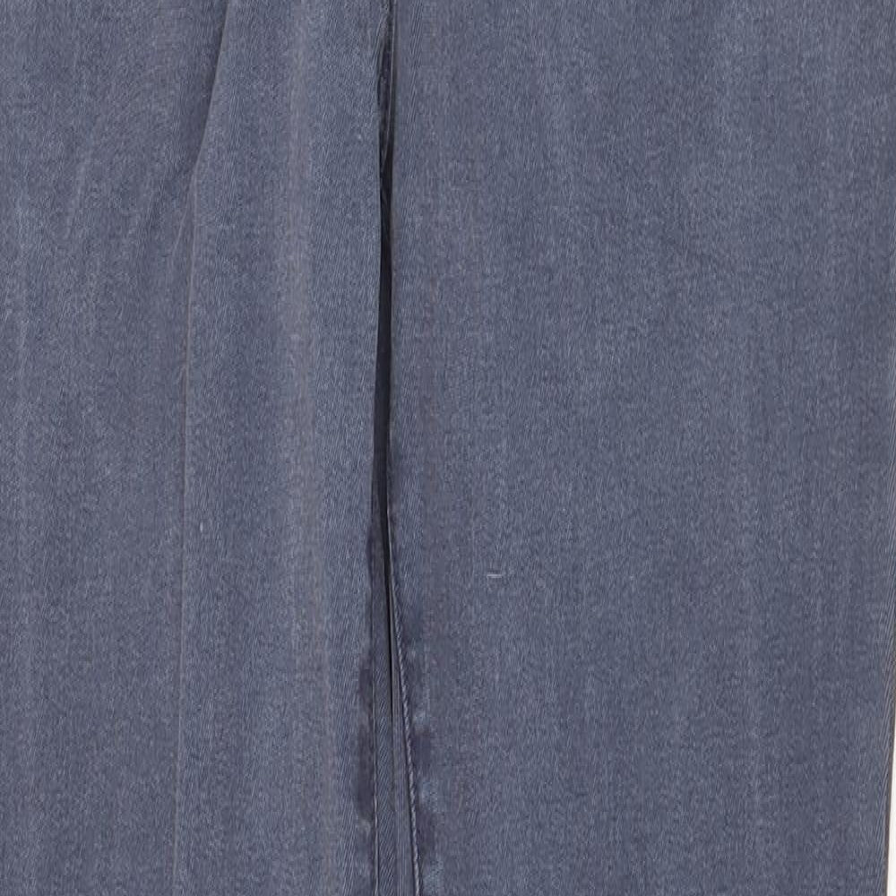 NEXT Womens Blue Cotton Skinny Jeans Size 8 Regular Zip