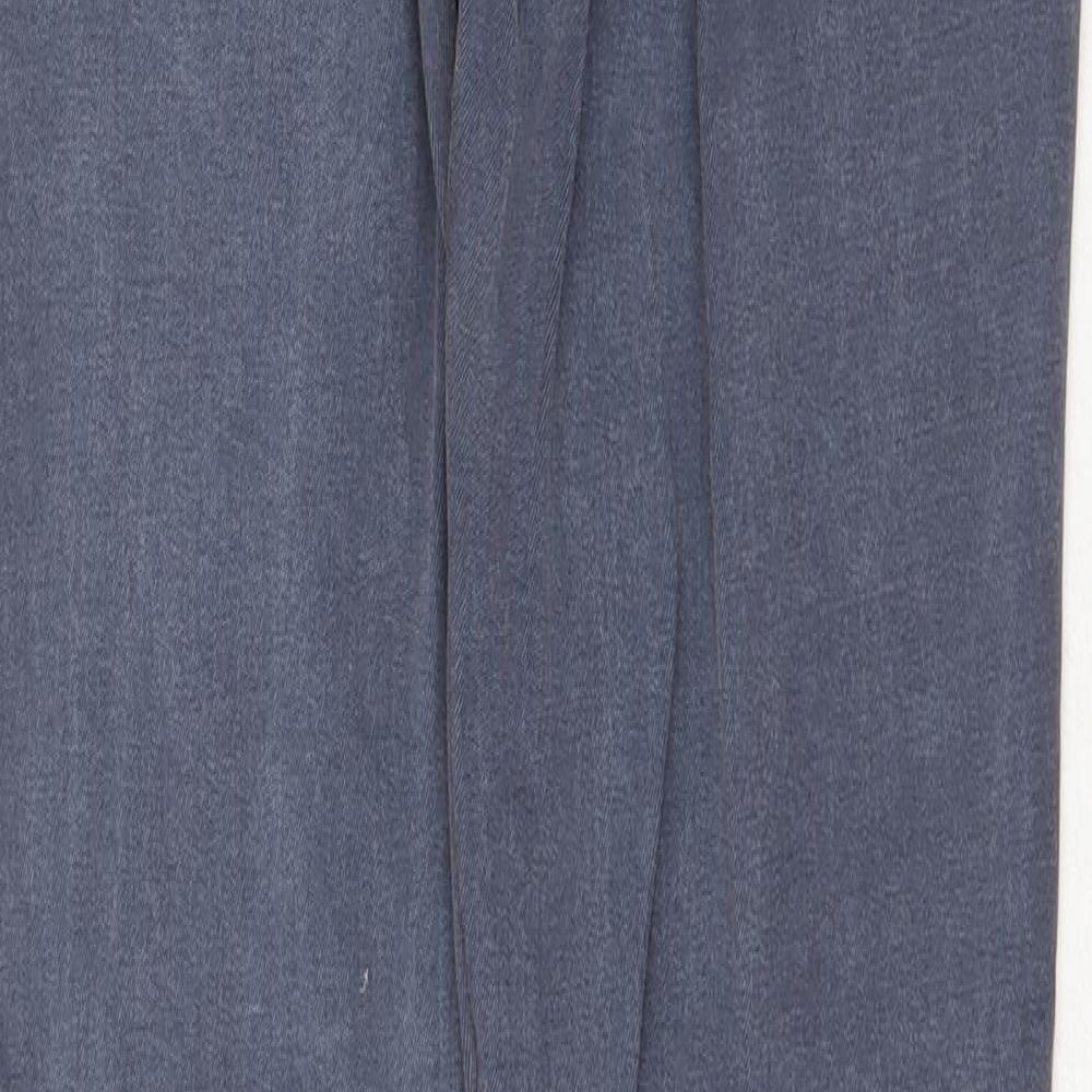 NEXT Womens Blue Cotton Skinny Jeans Size 8 Regular Zip