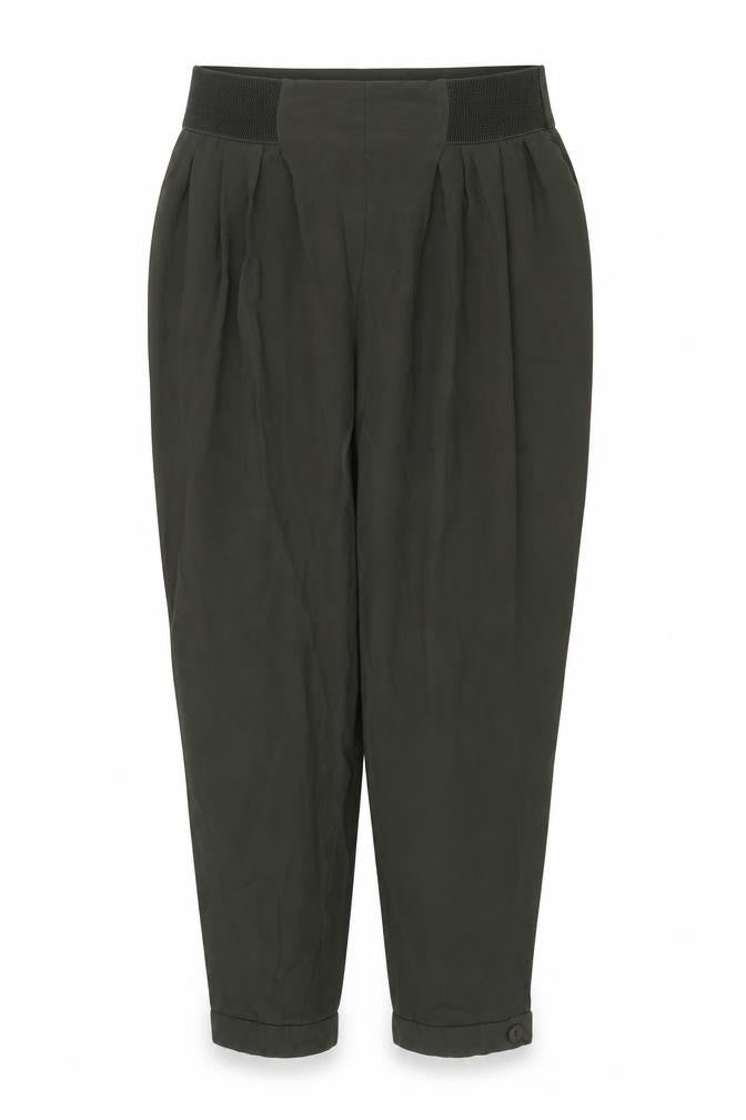 Womens UK Size XS Zara Regular Fit  Green Trousers