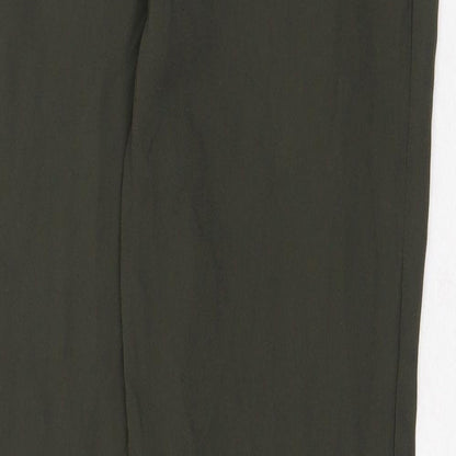 Womens UK Size XS Zara Regular Fit  Green Trousers