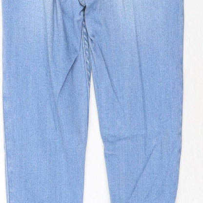 Hollister Womens Blue Cotton Skinny Jeans Size 25 in Regular Zip
