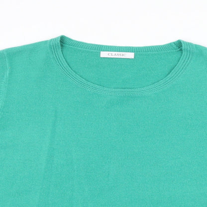 Womens UK Size 18 Marks and Spencer Green Pullover Jumper