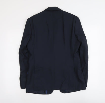 Mens UK Size M Marks and Spencer Regular Blue Suit Jacket