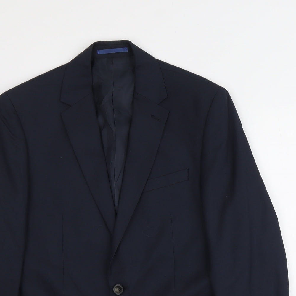 Mens UK Size M Marks and Spencer Regular Blue Suit Jacket