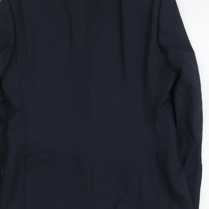 Mens UK Size M Marks and Spencer Regular Blue Suit Jacket