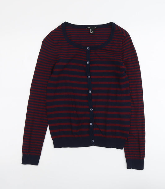 Womens UK Size XS H&M Blue Cardigan Jumper