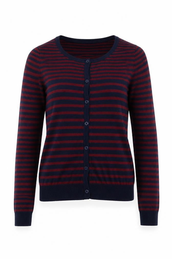Womens UK Size XS H&M Blue Cardigan Jumper