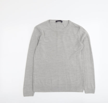 Womens UK Size 10 Marks and Spencer Grey Pullover Jumper