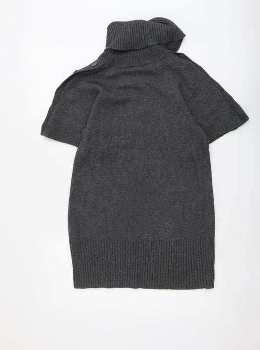 Womens UK Size 12 Warehouse Grey Pullover Jumper