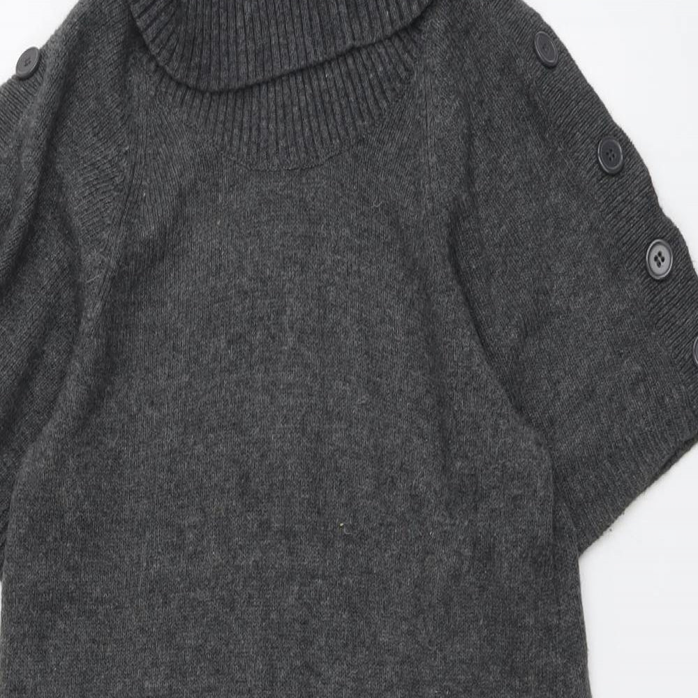 Womens UK Size 12 Warehouse Grey Pullover Jumper