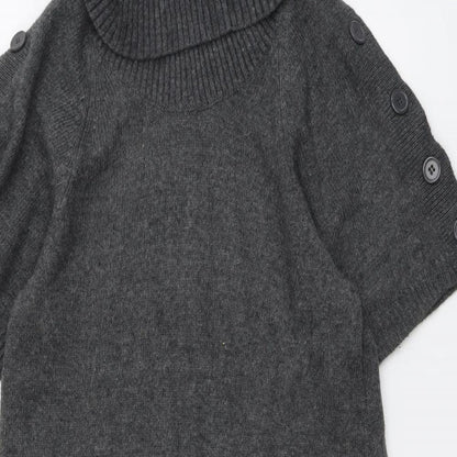 Womens UK Size 12 Warehouse Grey Pullover Jumper