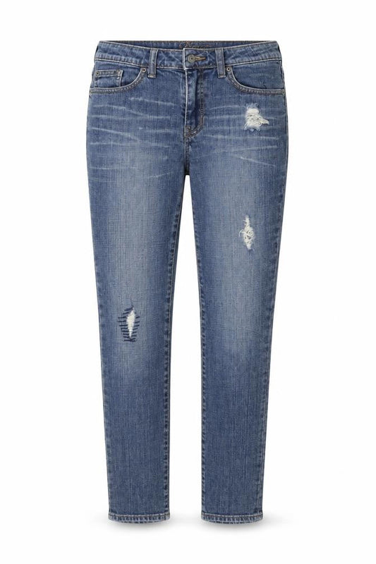 Womens UK Size 6 Gap Regular Fit Straight Beige Jeans