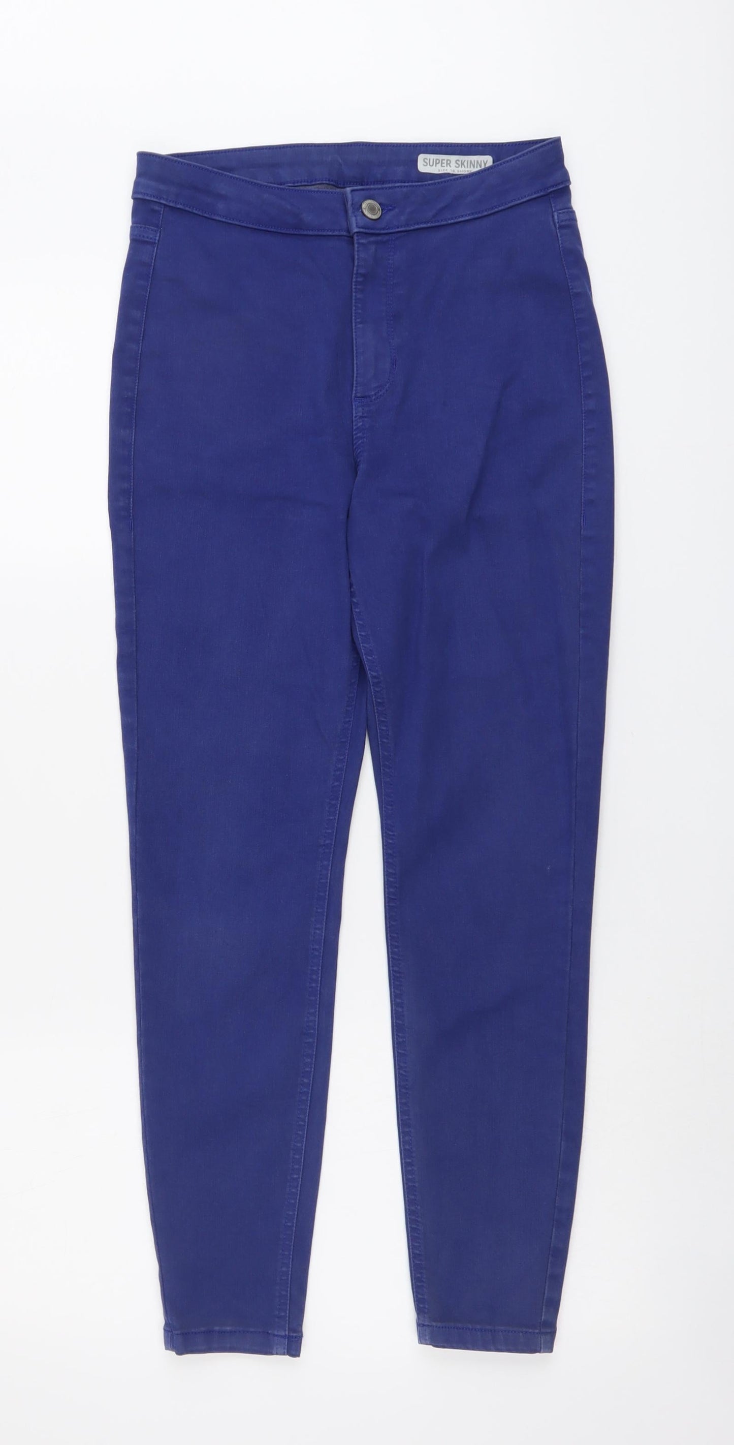 Womens UK Size 10 Marks and Spencer Regular Fit Skinny Blue Jeans