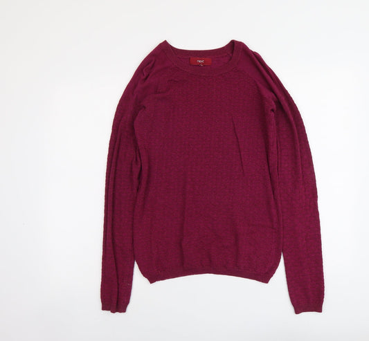 Womens UK Size 8 NEXT Purple Pullover Jumper