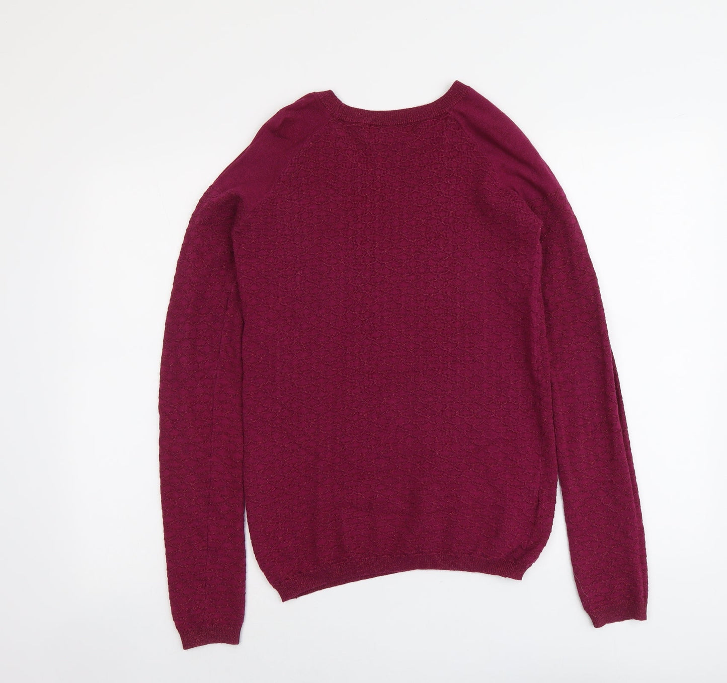 Womens UK Size 8 NEXT Purple Pullover Jumper