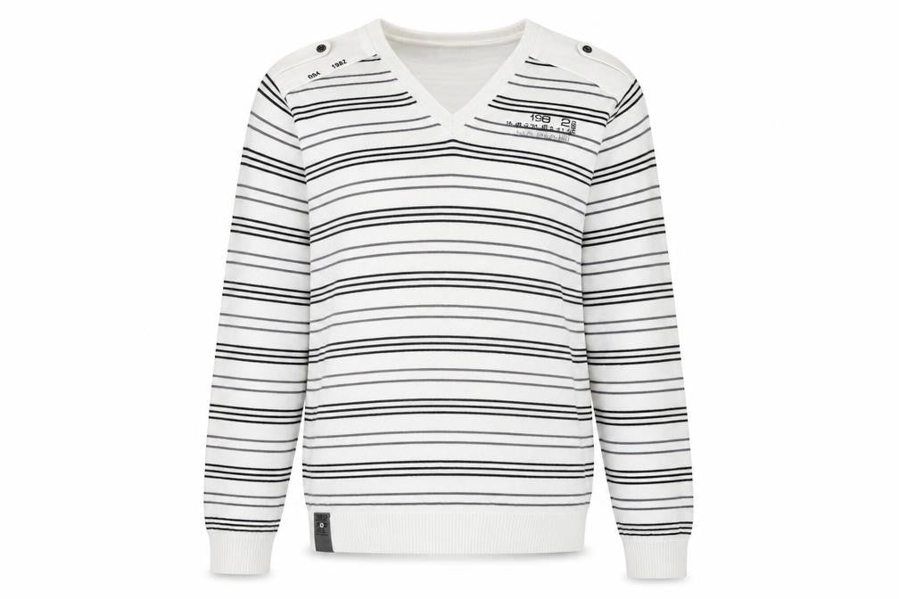 Mens UK Size L NEXT White Pullover Jumper