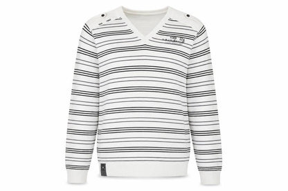 Mens UK Size L NEXT White Pullover Jumper