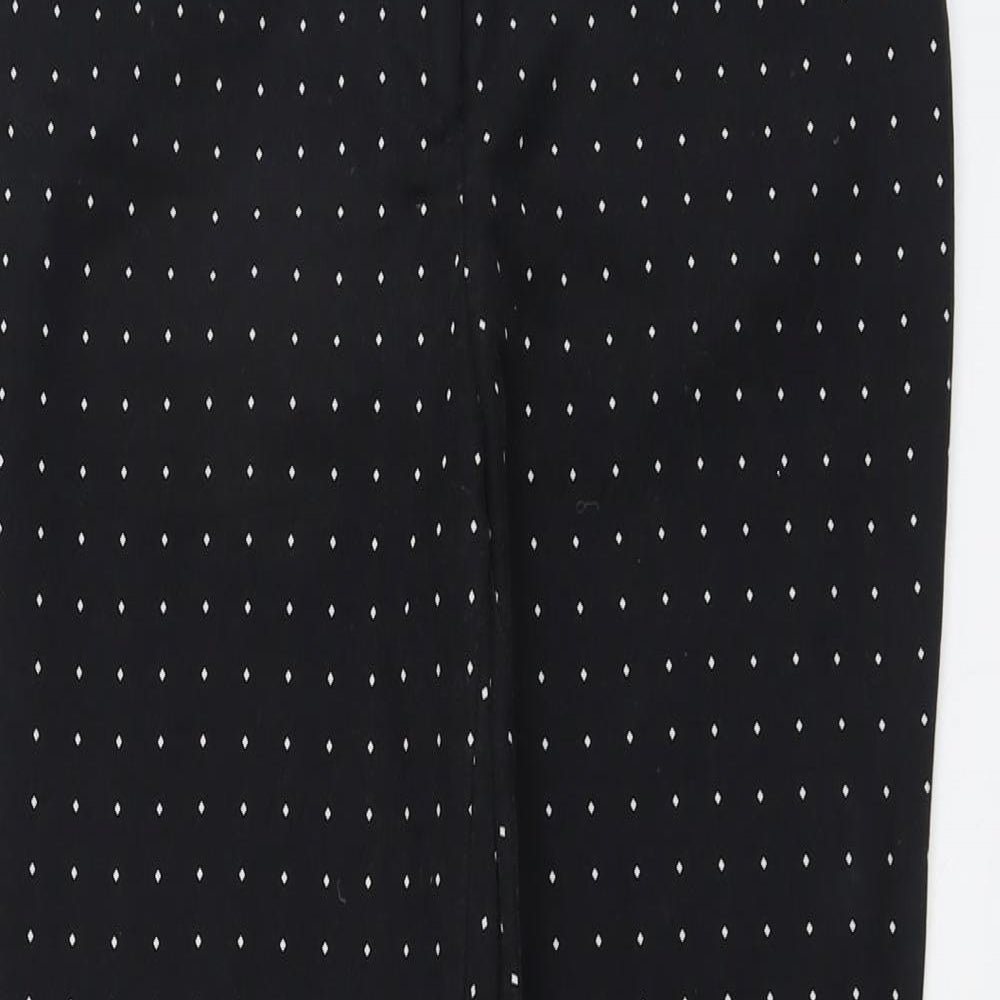 Womens UK Size 12 Katherine Barclay Regular Fit Chino Black Trousers