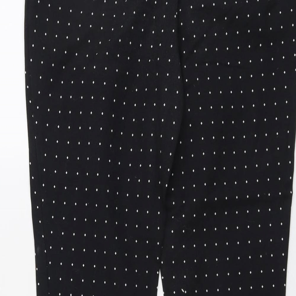 Womens UK Size 12 Katherine Barclay Regular Fit Chino Black Trousers
