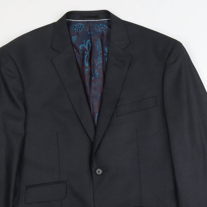 Mens UK Size M Milan Regular Grey Suit Jacket