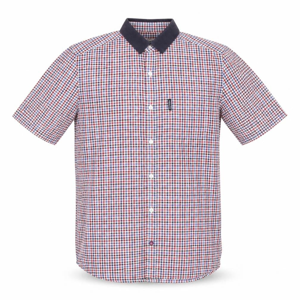 Mens UK Size S Lambretta Multicoloured  Button-Up Short Sleeve Casual Shirt