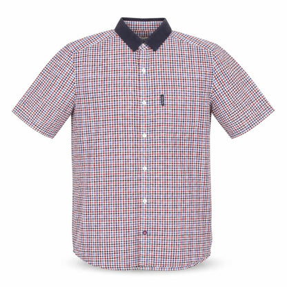 Mens UK Size S Lambretta Multicoloured  Button-Up Short Sleeve Casual Shirt
