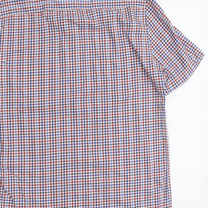 Mens UK Size S Lambretta Multicoloured  Button-Up Short Sleeve Casual Shirt
