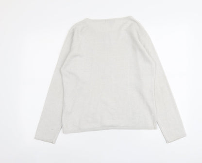 Womens UK Size 10 Alibi Grey Pullover Jumper