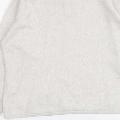 Womens UK Size 10 Alibi Grey Pullover Jumper