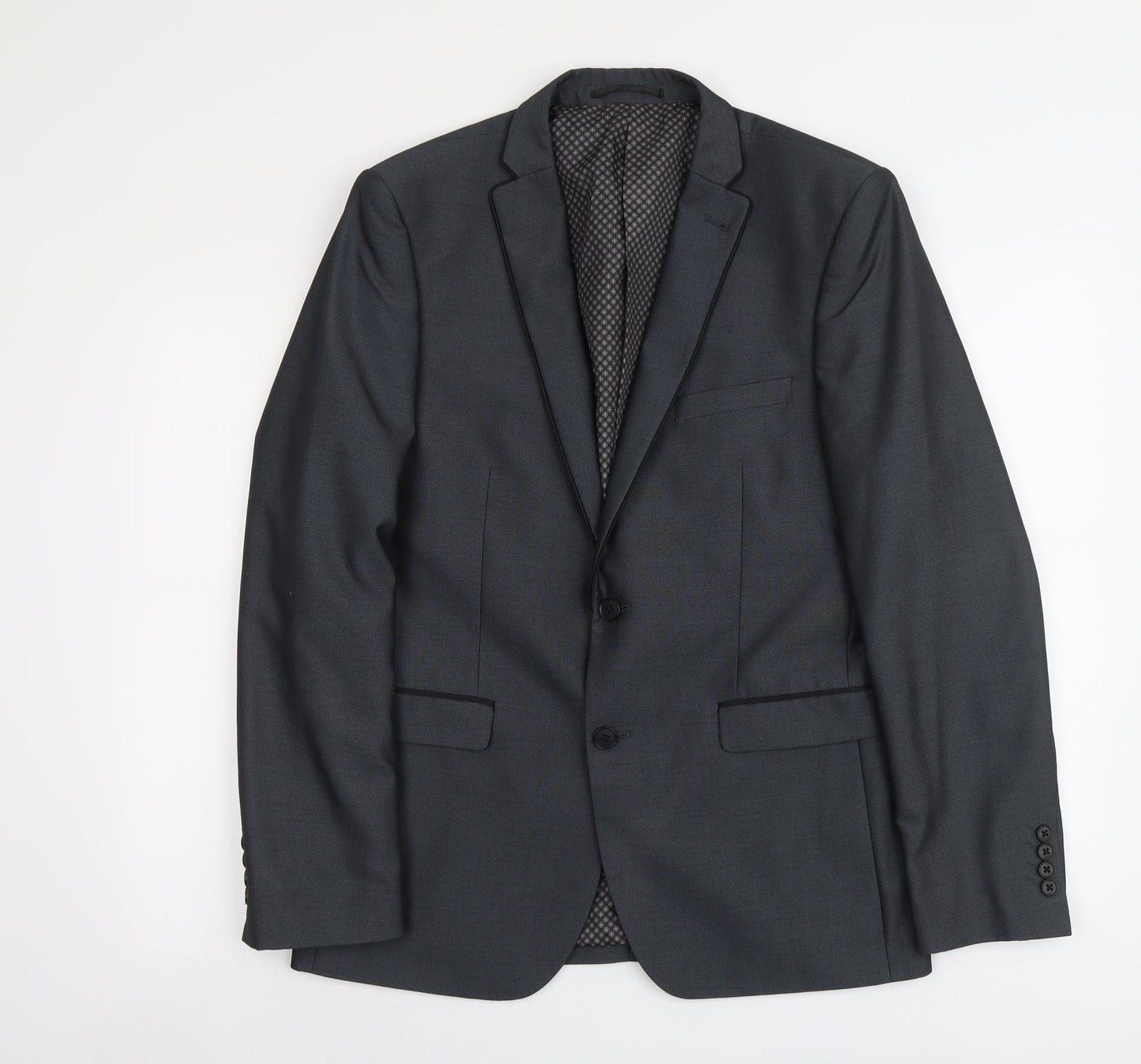 Mens UK Size L NEXT Regular Grey Suit Jacket