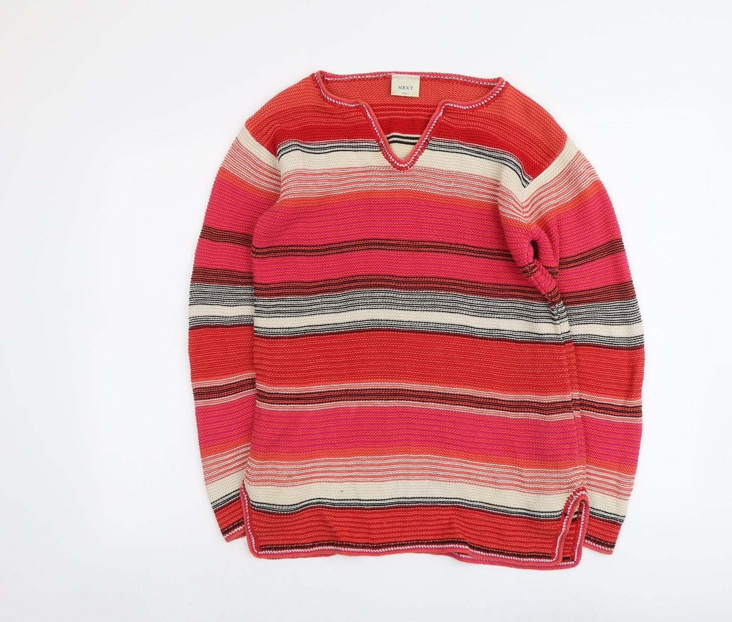 Womens UK Size S NEXT Multicoloured Pullover Jumper