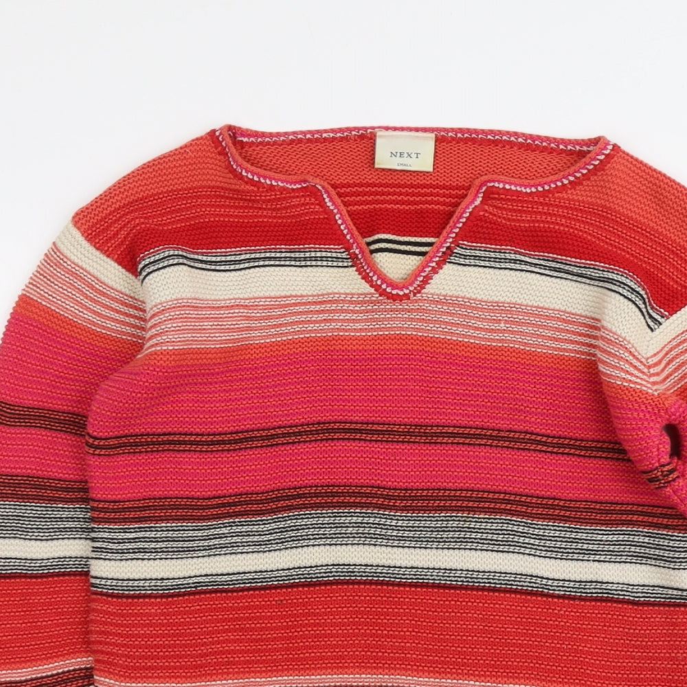 Womens UK Size S NEXT Multicoloured Pullover Jumper