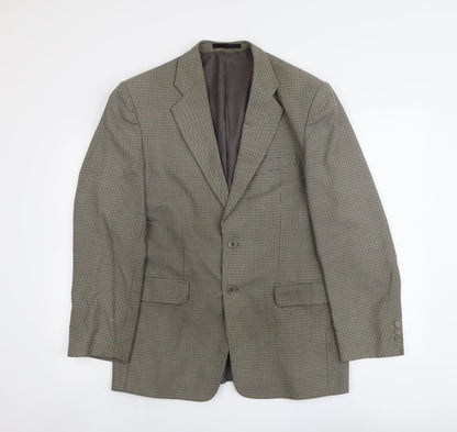 Mens UK Size 38 Zantos Regular Green Suit Jacket
