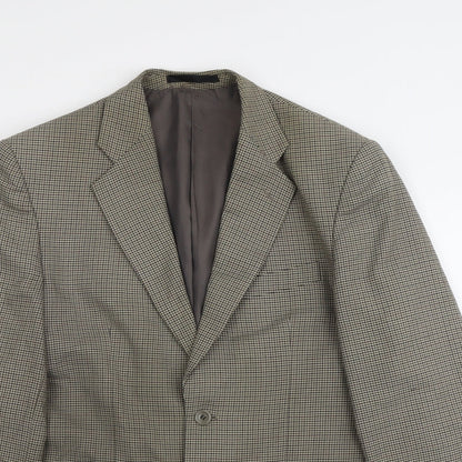 Mens UK Size 38 Zantos Regular Green Suit Jacket