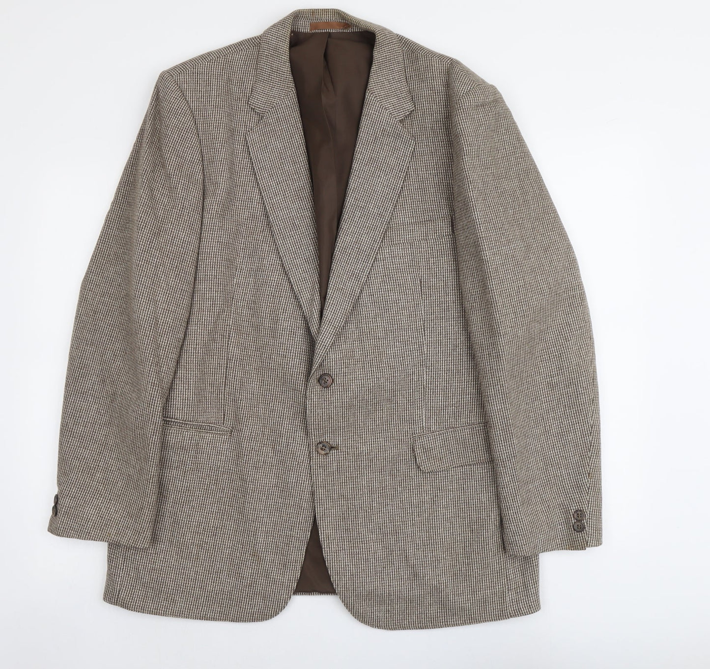 Mens UK Size 42 Marks and Spencer Regular Beige Suit Jacket