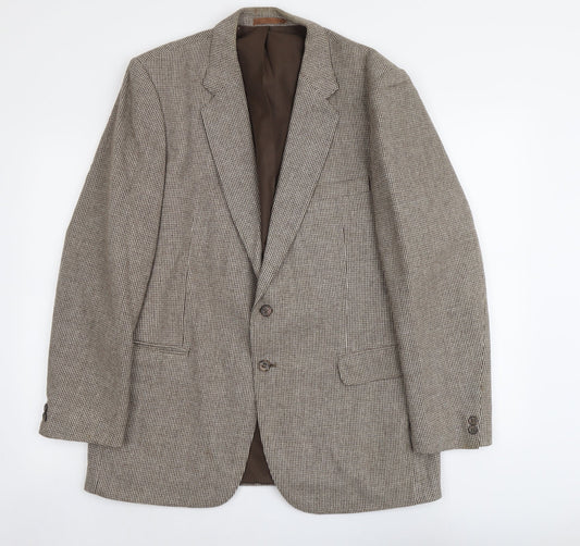 Mens UK Size 42 Marks and Spencer Regular Beige Suit Jacket