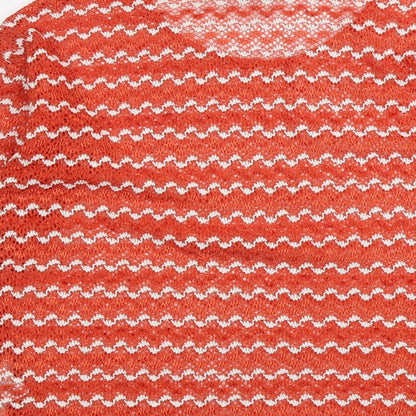 Womens UK Size 14 NEXT Orange Pullover Jumper